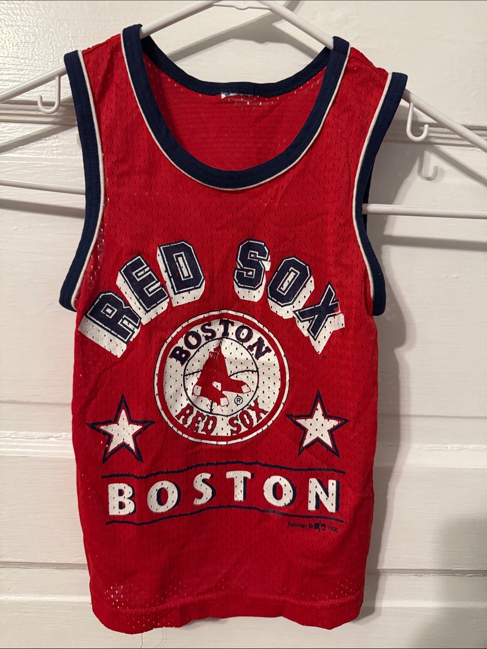Boston Red Sox Red Mesh Tank Top